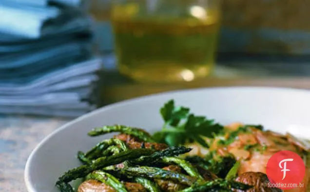Sola com molho de amêndoa e vinho
