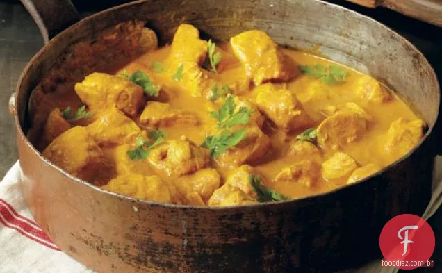 Curry de frango final (Tamatar Murghi) de ' culinária indiana desdobrada