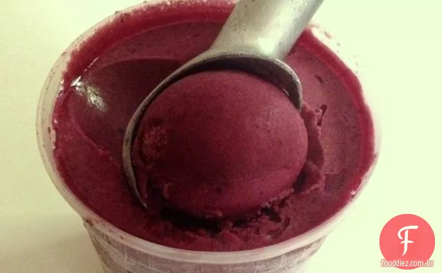 Sorbet De Mirtilo Em Conserva