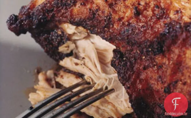 Peitos de frango grelhados com pasta de especiarias do Norte da África