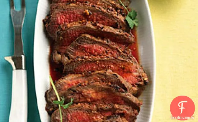Harissa-Crosted Tri-Tip Assado