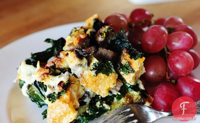 Salsicha-Kale Strata