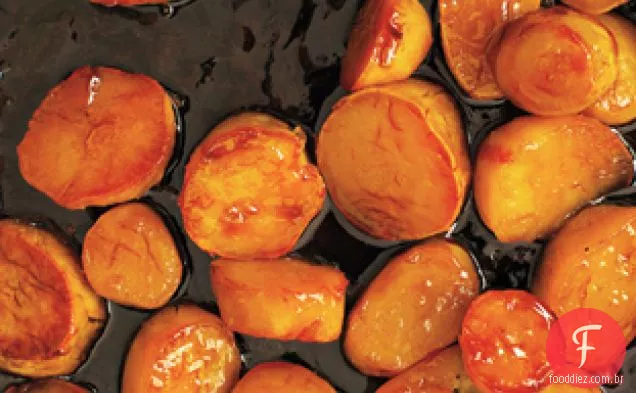 Batata doce branca com Mirin e mel