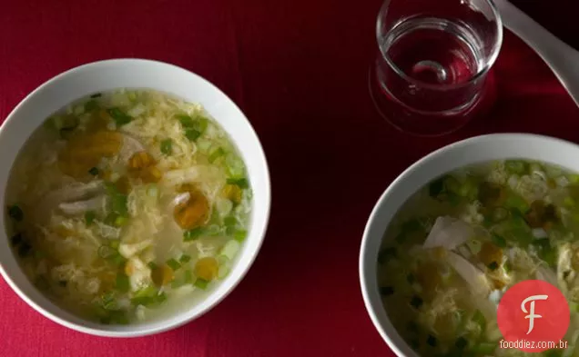 Ginger Scallion Egg-Drop Soup