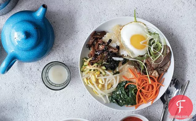 Bibimbap em casa