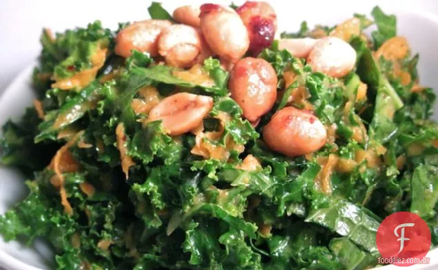 (bacon) couve de amendoim Slaw