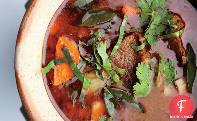 Ensopado De Carne Com Curry