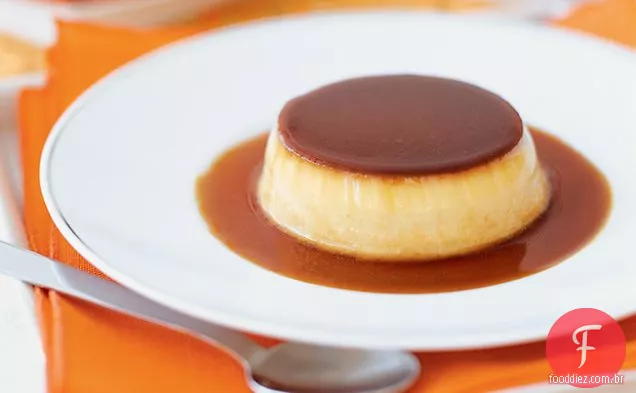 Flans de coco com Caramelo De Café