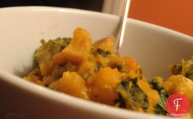 Sopa De Abóbora E Couve