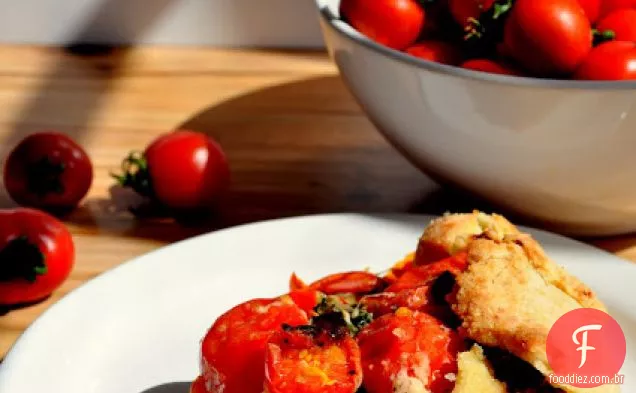 Tomate Cereja E Torta De Couve
