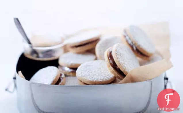 Biscoitos de manteiga com Dulce De Leche