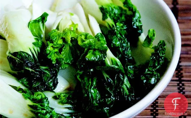 Gergelim Frito Bebê Bok Choy
