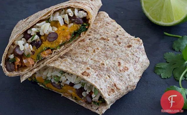 Batata Doce E Couve Wraps