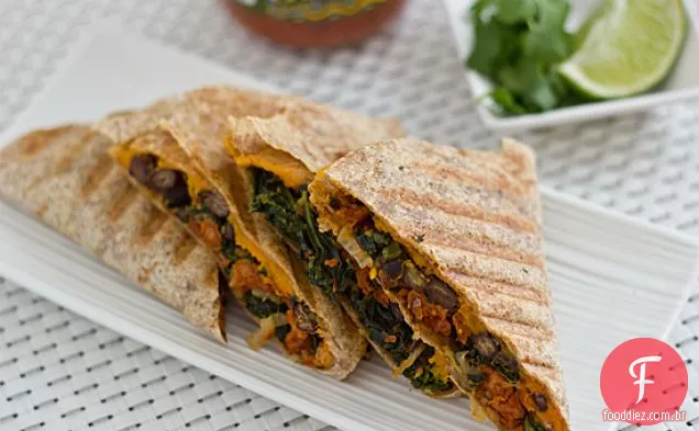 Quesadillas De Couve E Batata-Doce
