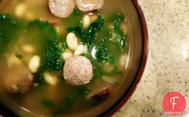 Sopa De Couve E Feijão Branco