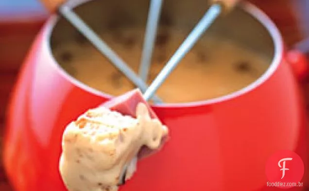 Fondue Porcini com presunto e Ciabatta