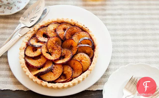 Torta De Ameixa italiana (Tarte aux Quetsches)