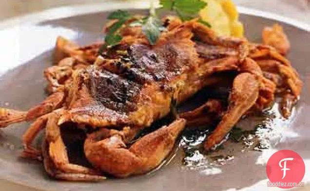 Caranguejos De Casca Mole Meunière
