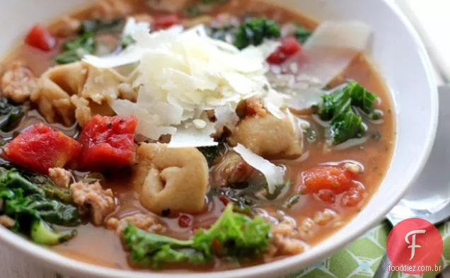 Sopa Tortellini De Feijão Branco