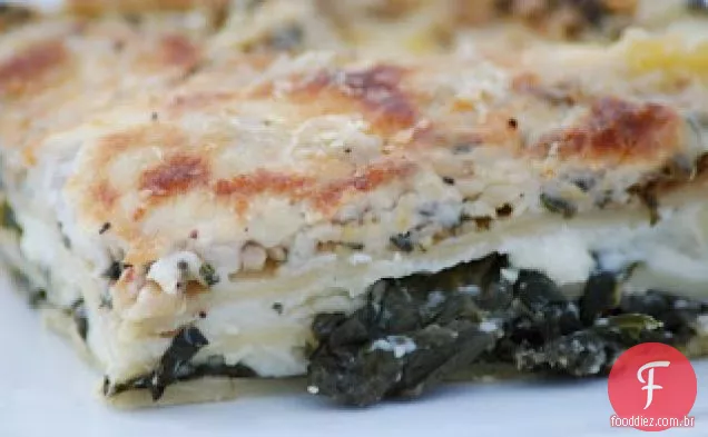 Lasanha De Couve Com Pesto De Noz