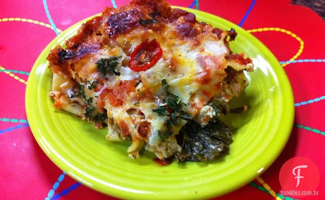 Lasanha Vegetariana Com Couve