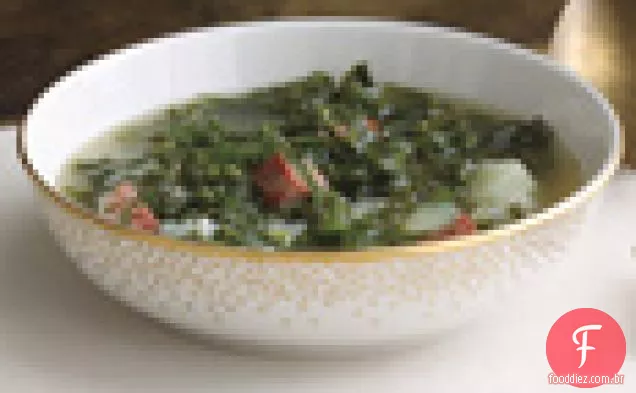 Sopa Portuguesa de couve e batata