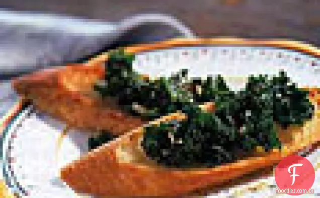 Crostini De Couve Refogada