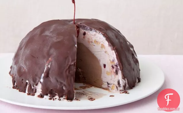 Chocolate Cherry Bombe