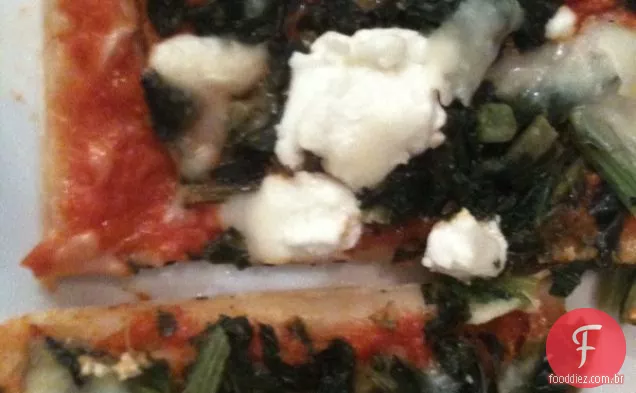Semana Da Pizza: Queijo De Cabra E Pizza De Couve