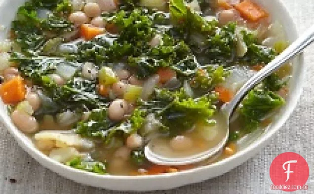 Couve, Feijão Branco E Ensopado De Batata