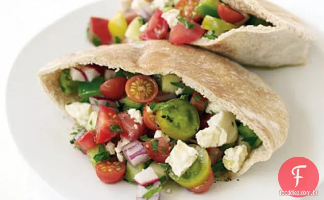 Salada Grega Pita Sanduíches