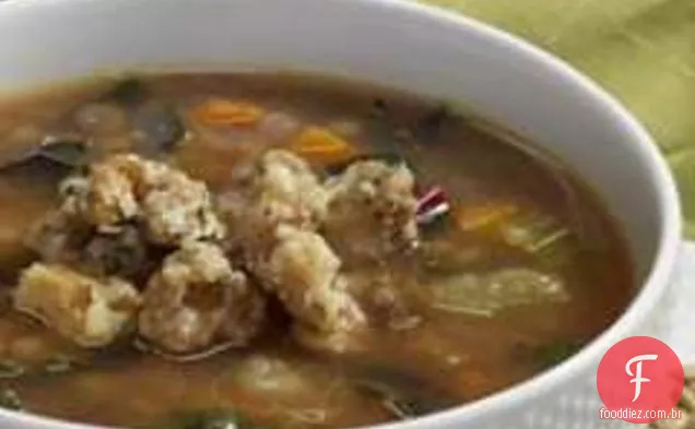 Sopa De Lentilha Com Couve E Nozes