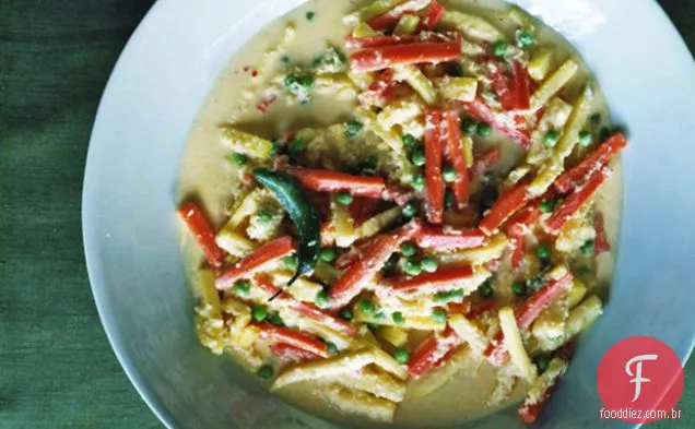 Legumes misturados com molho de coco (Aviyal)