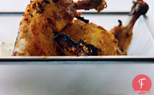 Frango Com Manteiga Com Especiarias Indianas Grelhadas