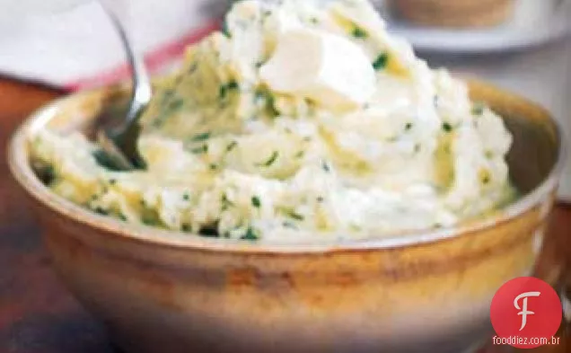 Purê de batatas com ervas