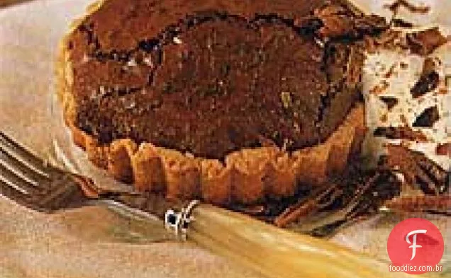 Chocolate-Whiskey Soufflé Tarts