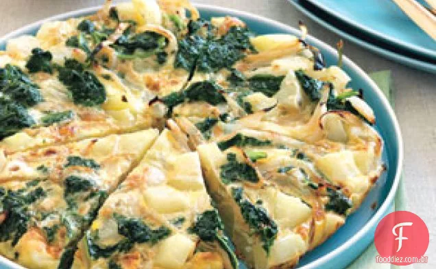 Fritada De Couve, Batata E Cebola