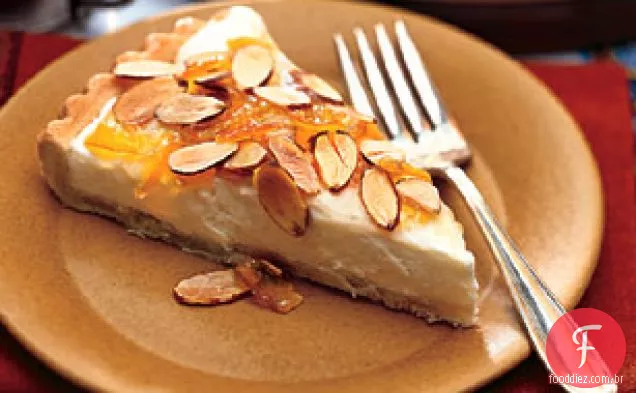 Crostata de Cream Cheese com marmelada de laranja
