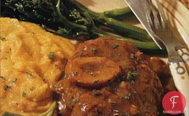 Polenta com abóbora