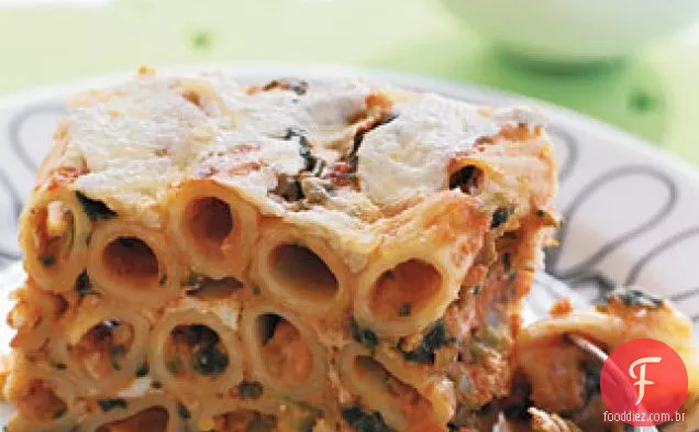 Caçarola Tofu Rigatoni