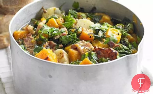 Panela De Couve, Abóbora E Bacon
