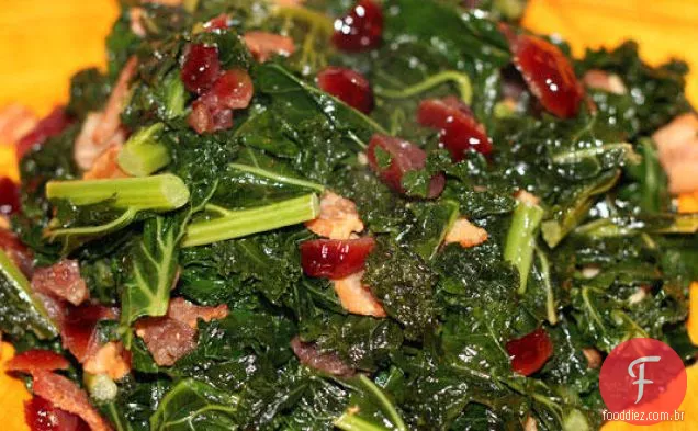 Verdes Esfumaçados Com Cranberries