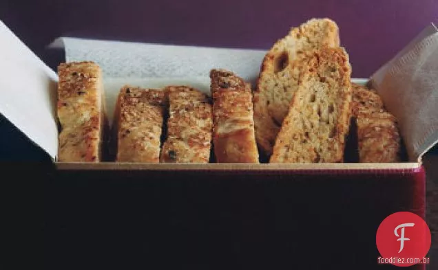 Parmesão Preto-Pimenta Biscotti