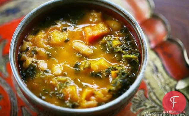 Couve E Sopa De Legumes Assada