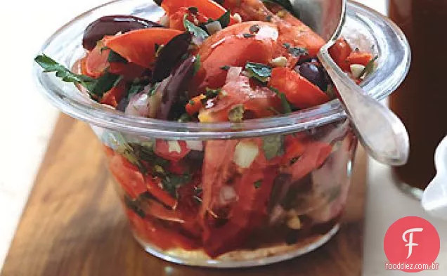 Tomate Fresco-Molho De Azeitona
