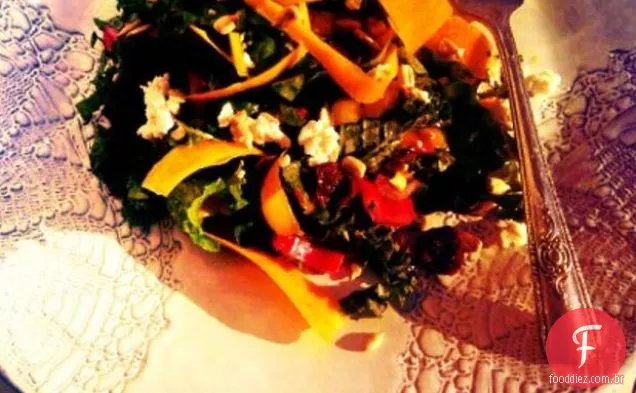 Salada Fabulosa Dos Verdes Da Queda