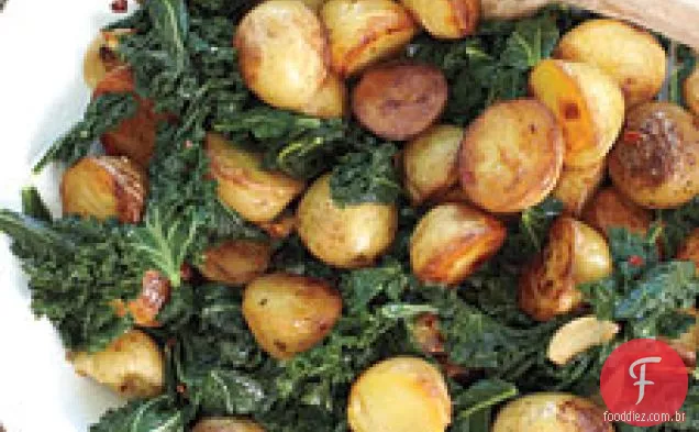 Frigideira Batatas Com Verduras
