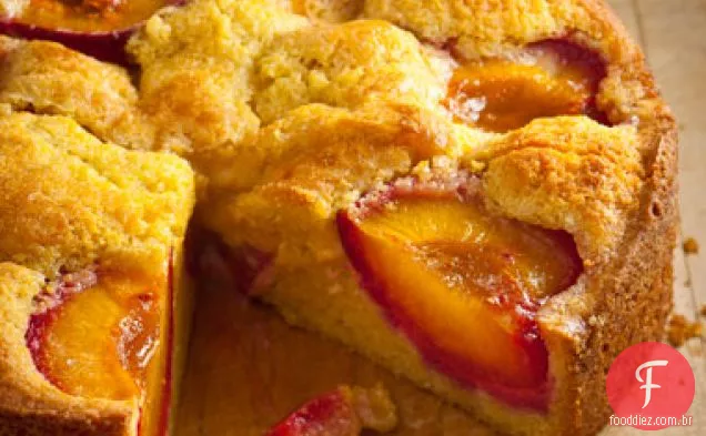 Bolo de ameixa e Polenta