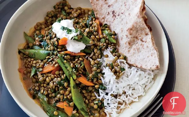 Curry Verde-Lentilha