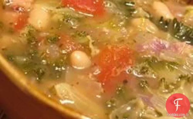 Sopa De Feijão Com Couve